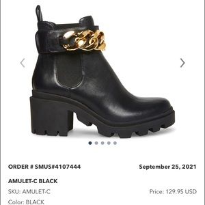 Amulet C-Black Steve Madden Booties